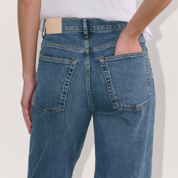 Everlane Women's High Rise Jeans - Blue - Picture 3 of 7